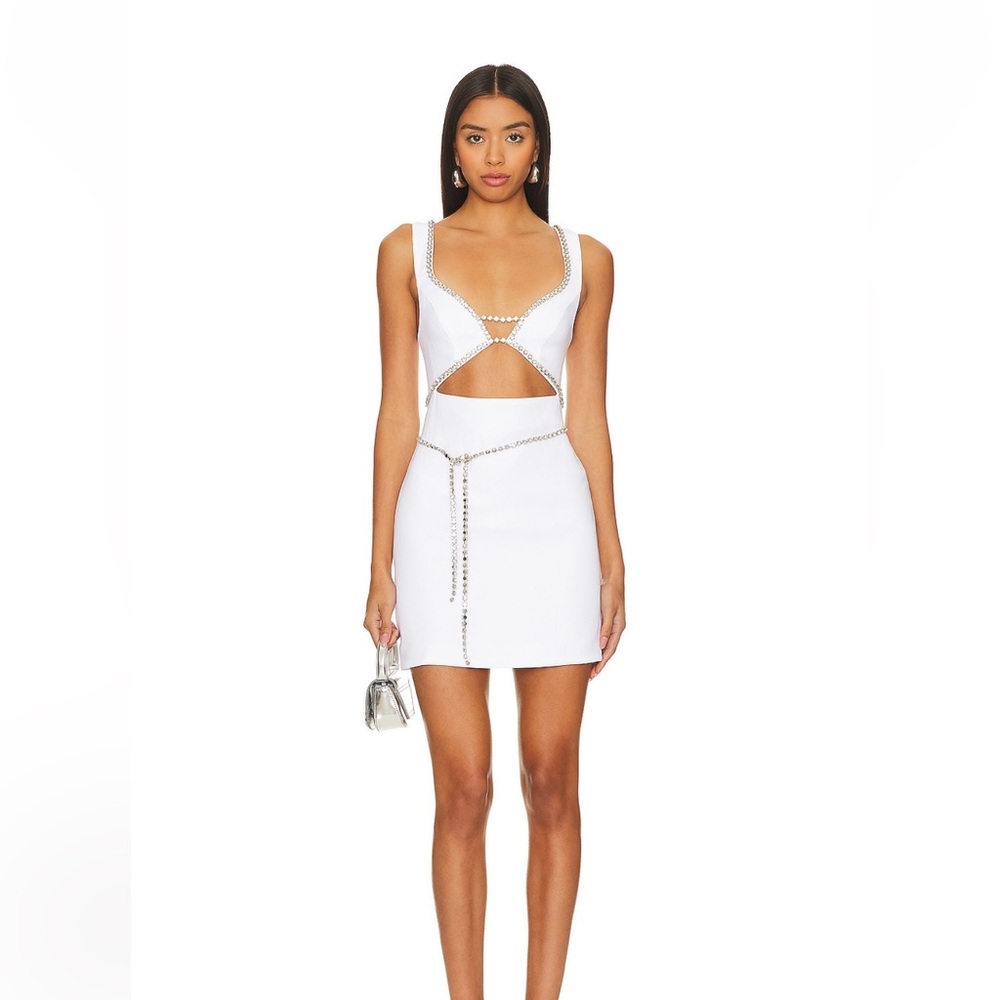 MAJORELLE Matteson White Mini Dress